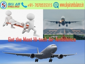 Get Sky Air Ambulance in Guwahati with Medical Setup